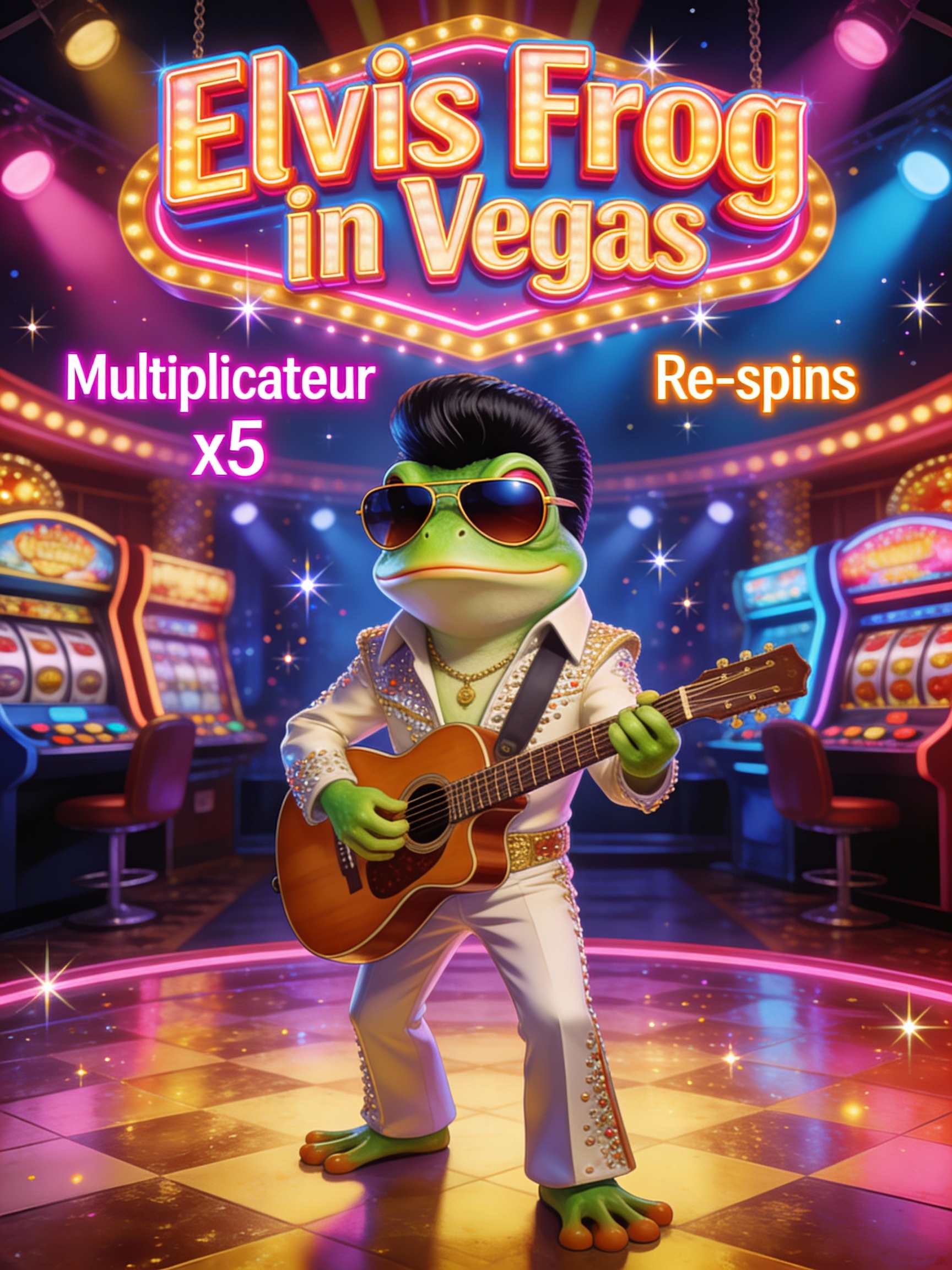 Elvis Frog in Vegas